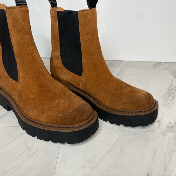 Sam Edelman Laguna Brown Suede Chelsea Boot 5 1/2 M - Picture 11 of 16